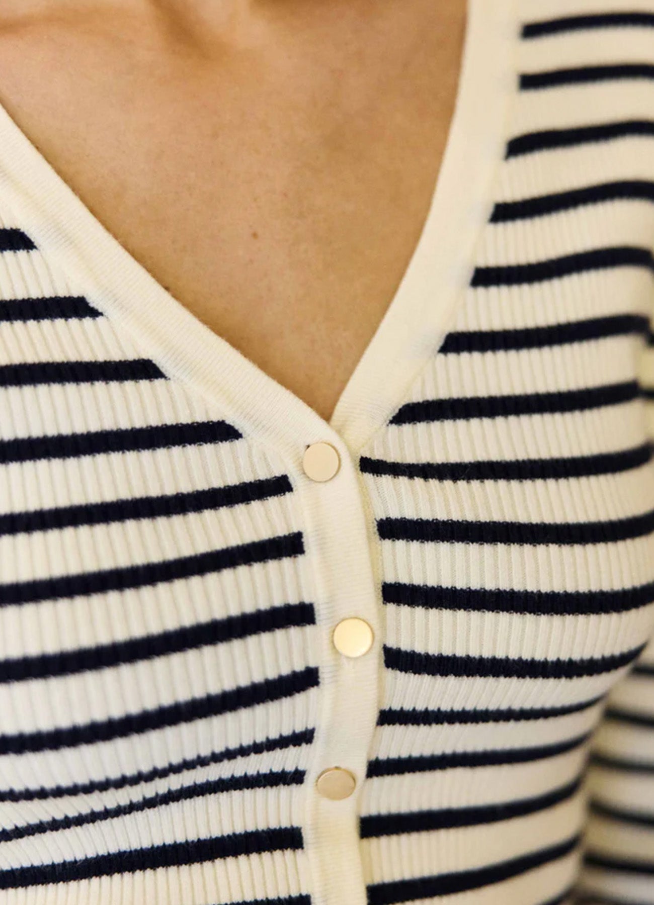 Gilet : 25-Ecru/Marine