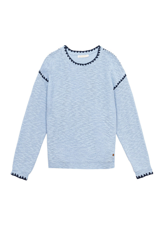 Pullover : 21-Bleu Ciel
