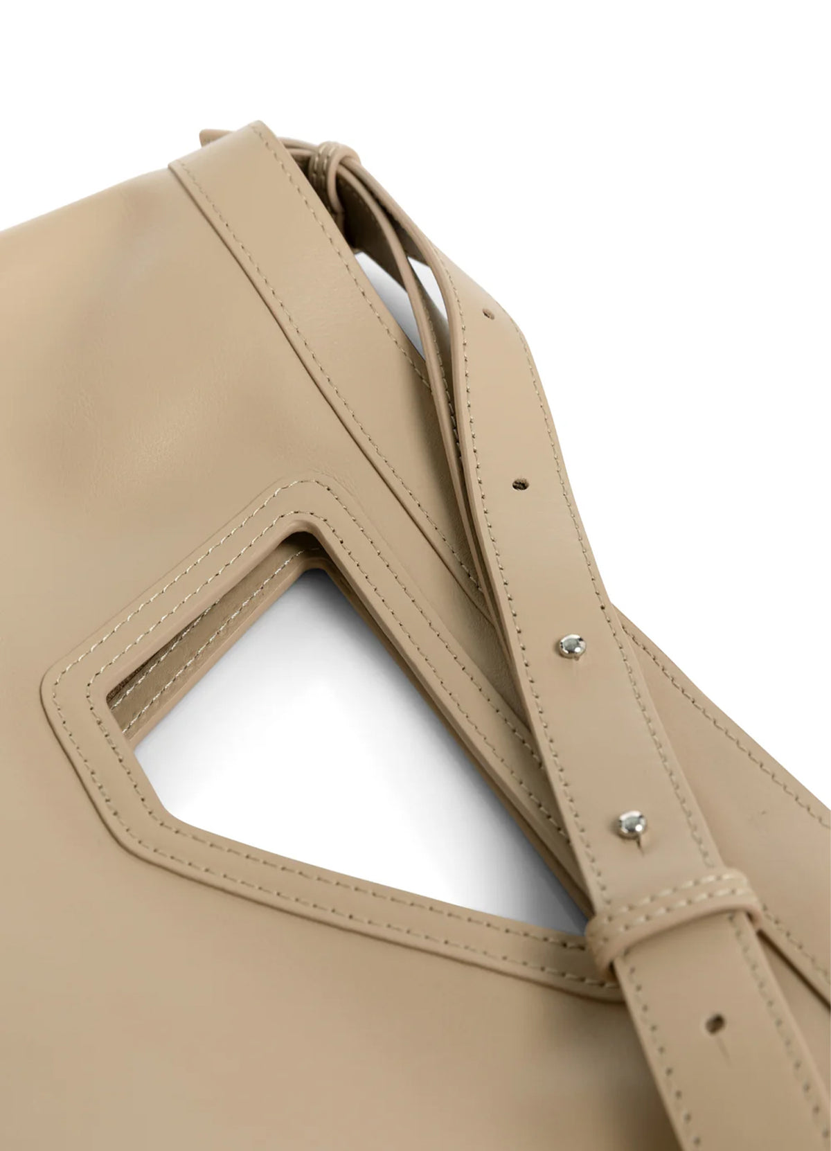 Leather Fold Bag : Kit Beige 99044