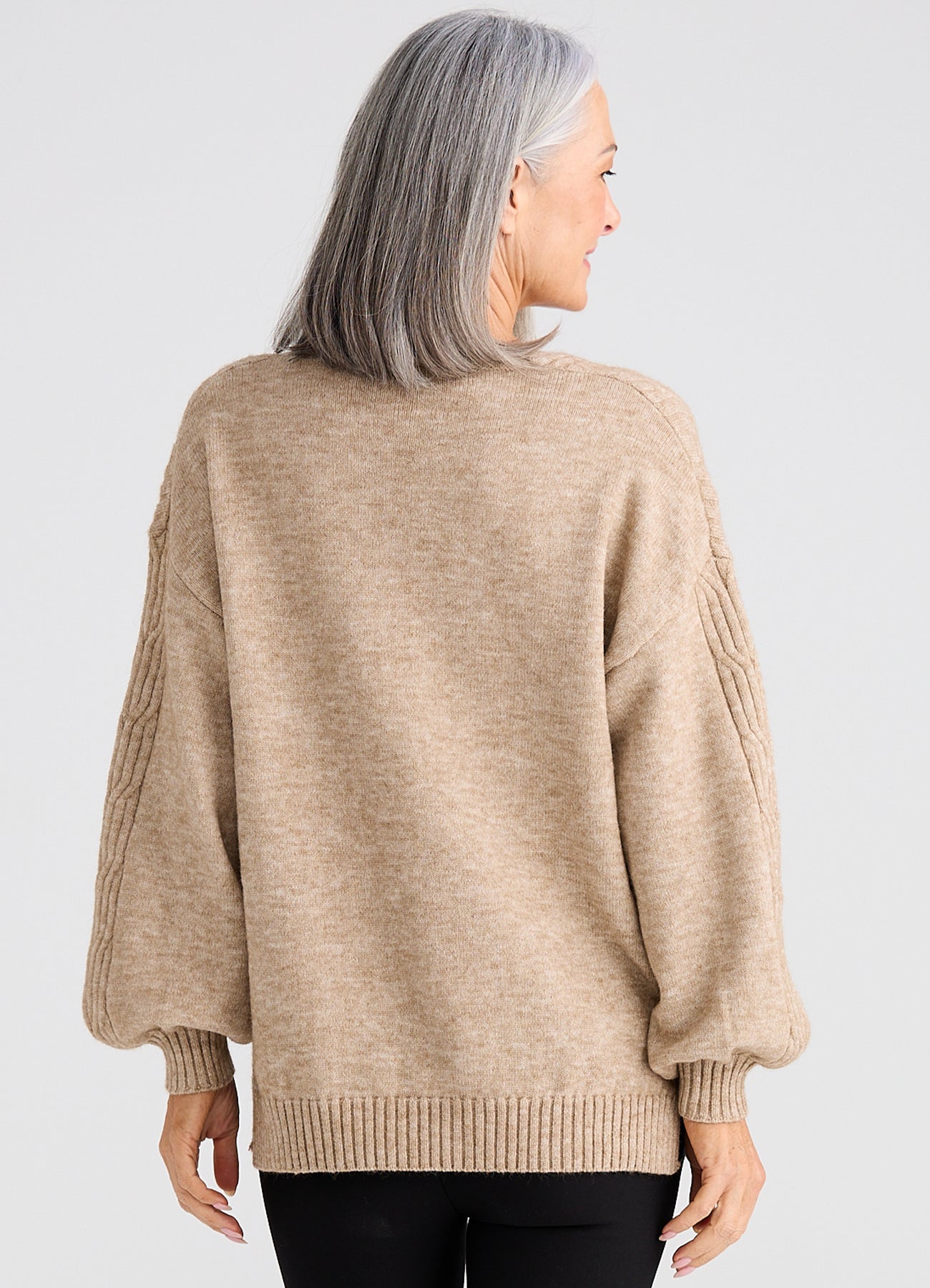 Jordi Knit Jumper : Oat Marle