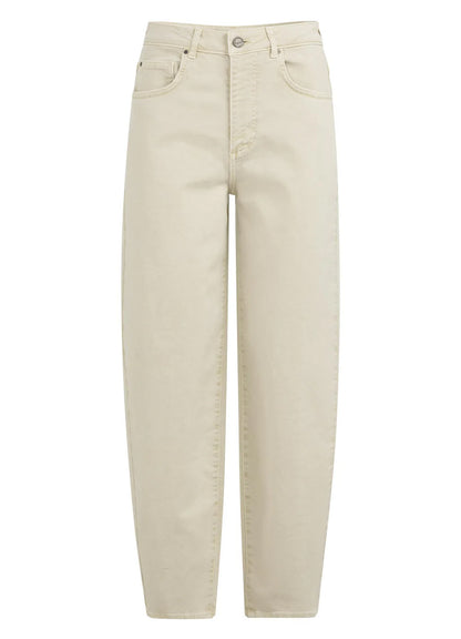 Barrel Colored Denim W. Back S : Sandstone Beige 99046