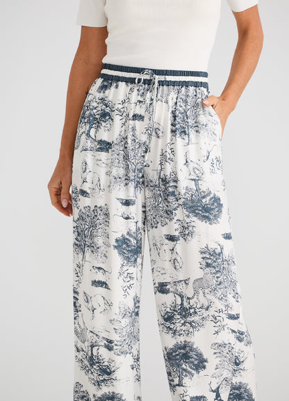 Glenda Pant : Slate Toile