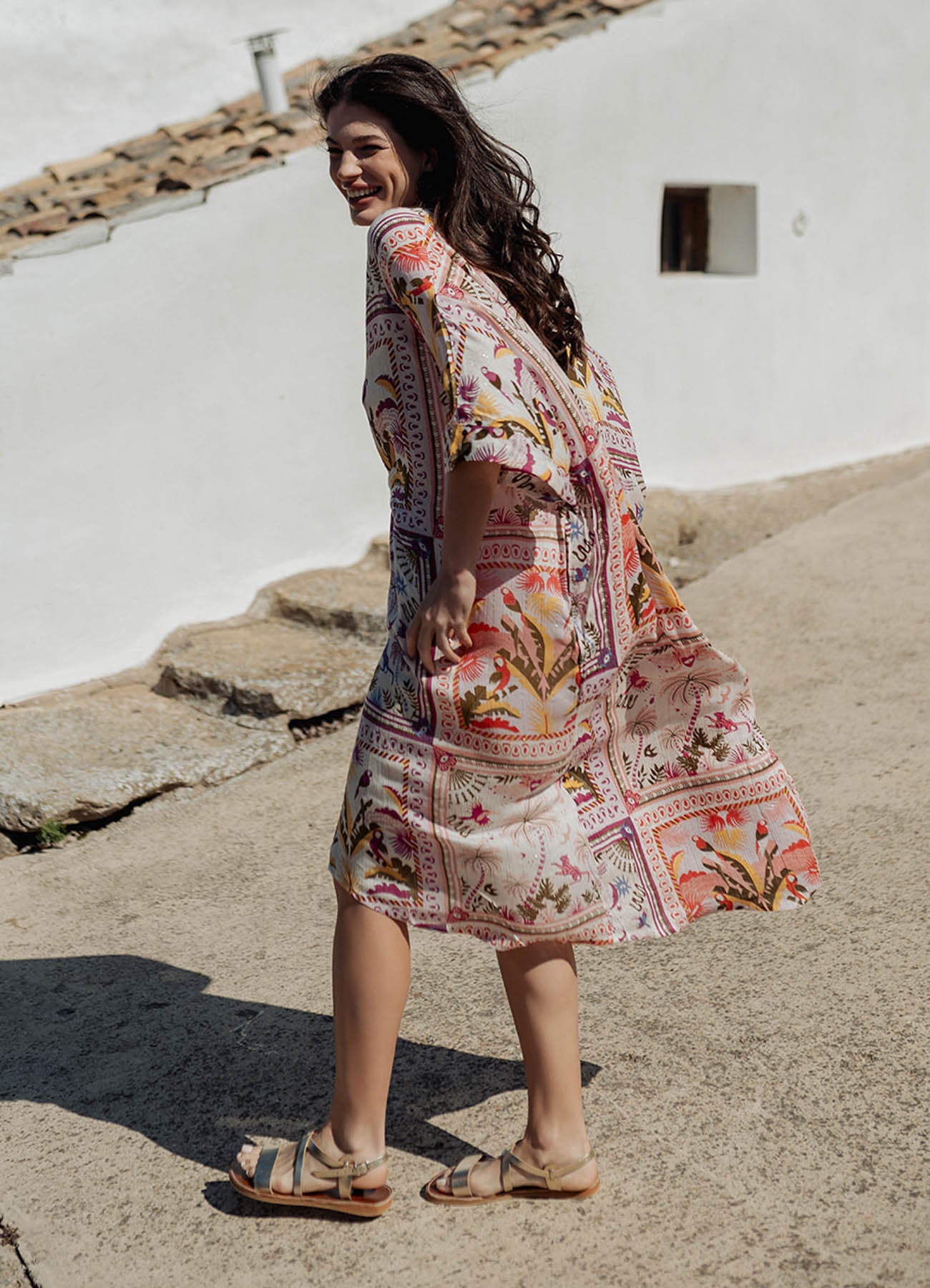 Kaftan : Multicolor