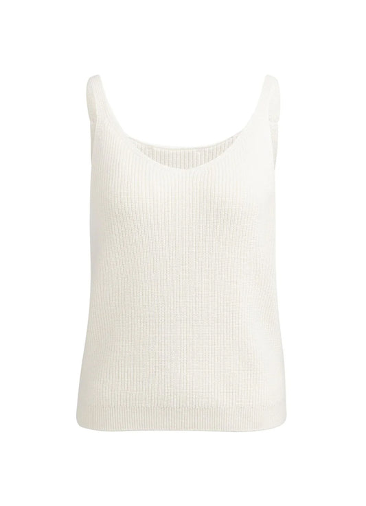 Knitted Tanktop : Ecru 99053