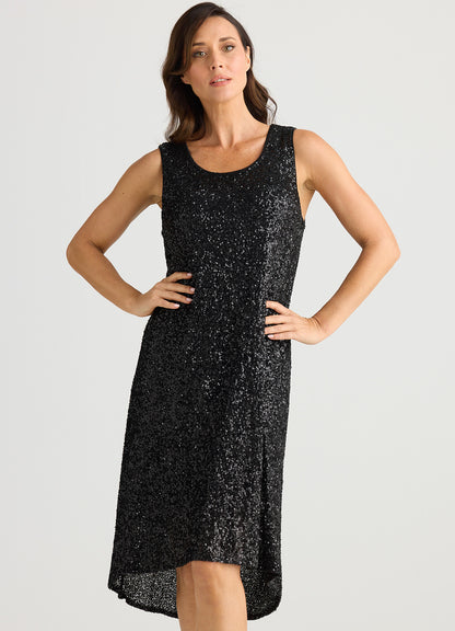 Numinous Dress : Black Sequin