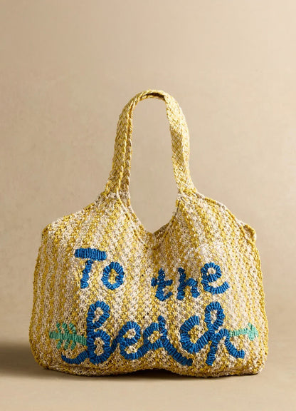 Drew The Beach : Yellow/Nat/Indigo