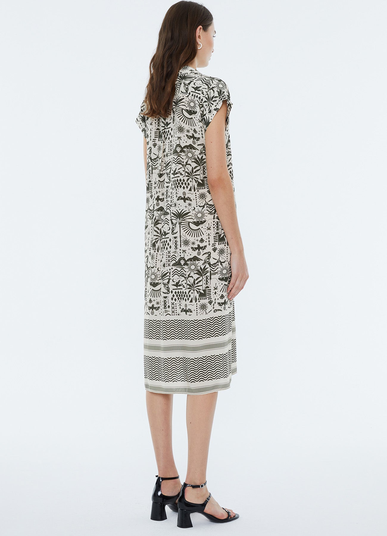 Dress : Dark Green-45