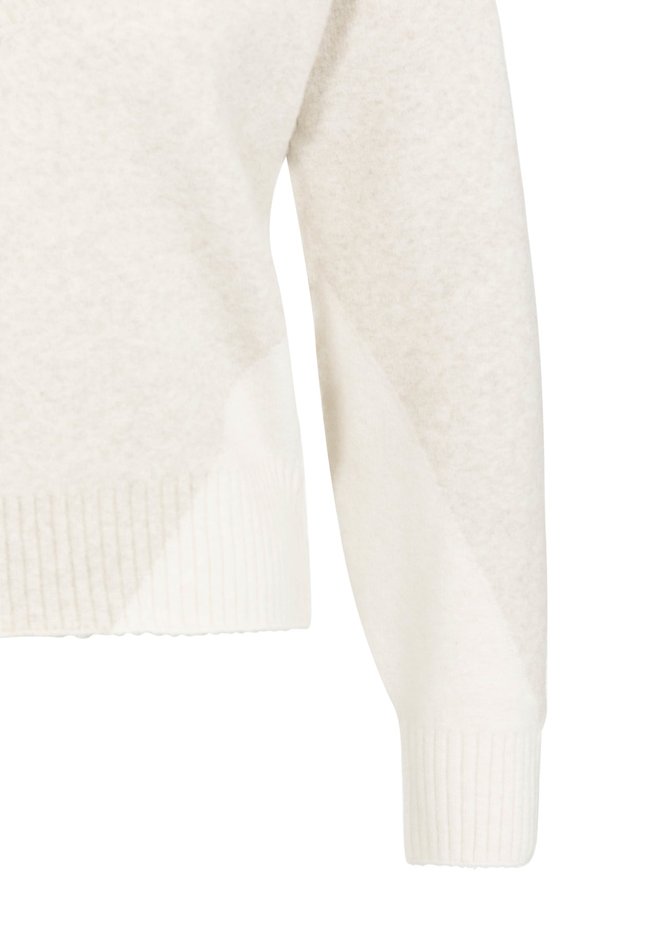 V-Neck Colorblock Sweater Ls : Heather Grey Dessin 990401