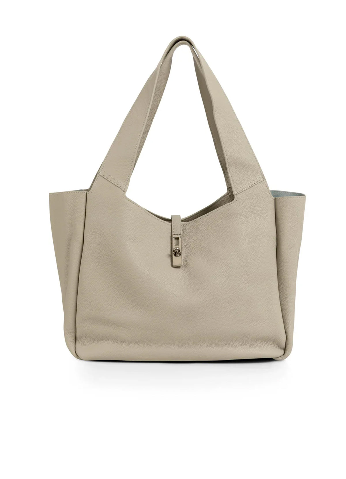 Leather Shopper : Mist Green 99043