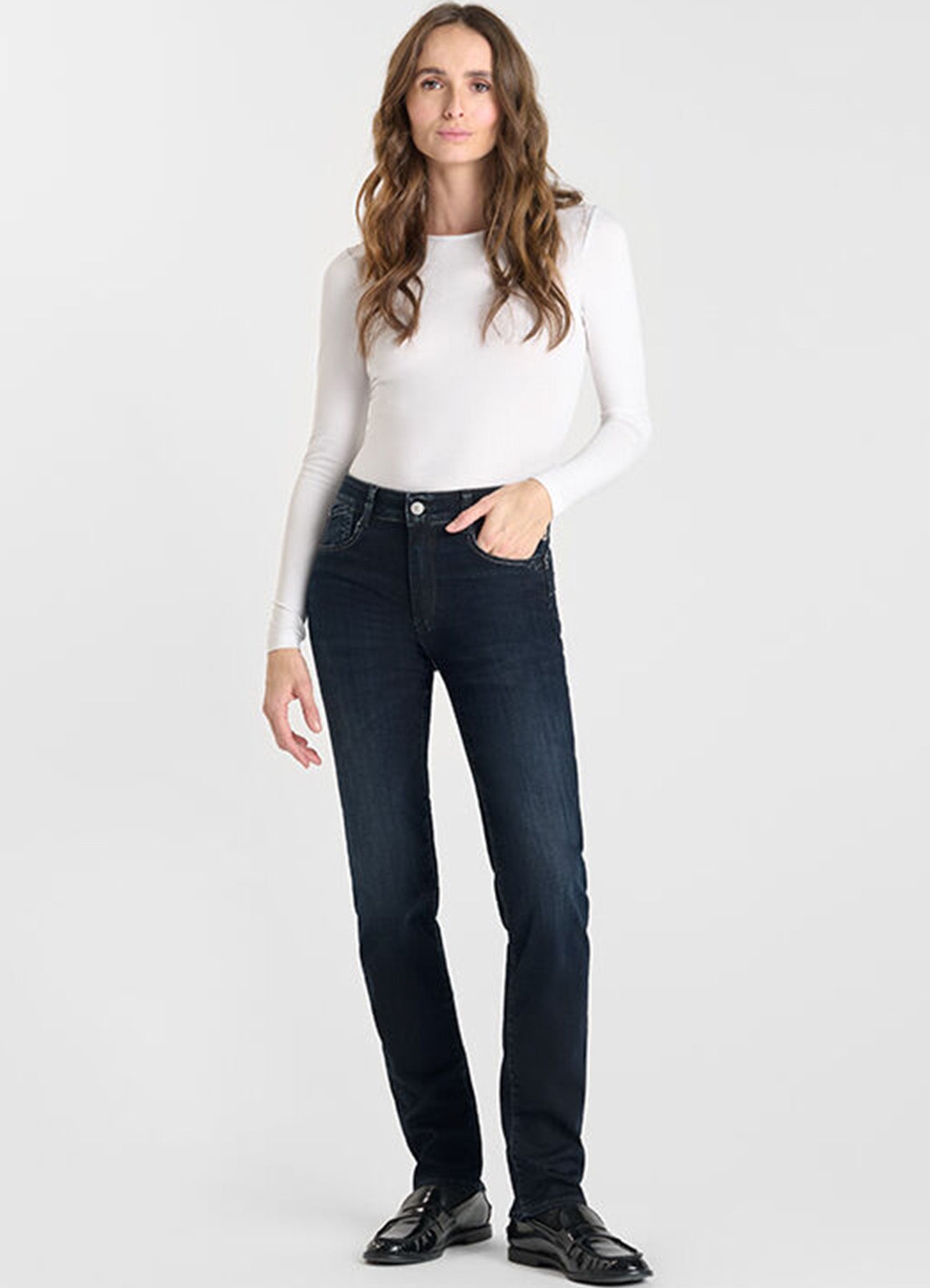 Denim Jeans : Blue/Black