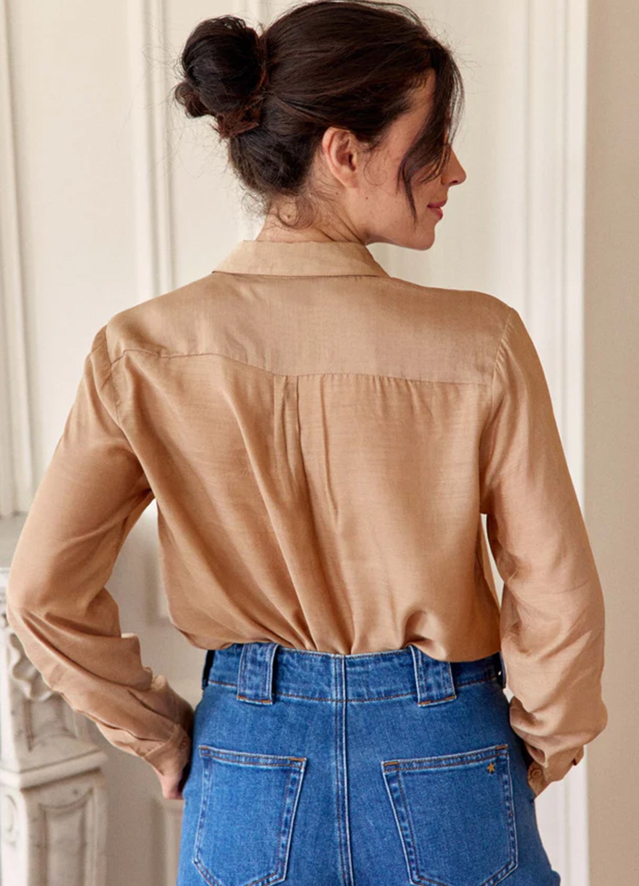 Blouse : 15-Camel