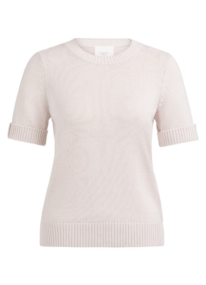 Knitted Sweater Roll Up Short : Gray Lilac 33804