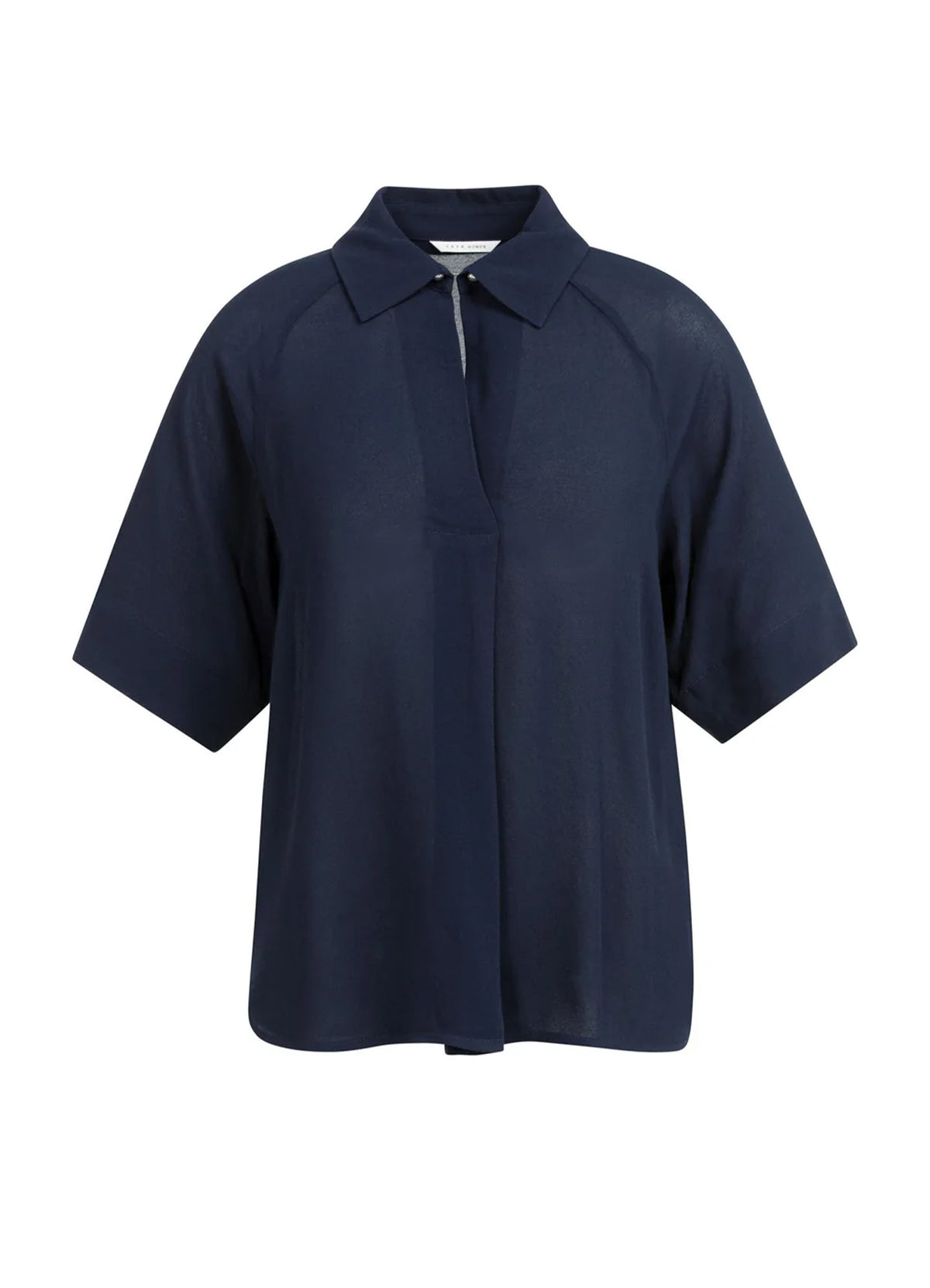 Short Sleeve Raglan Top With P : Navy Blazer Blue 93923