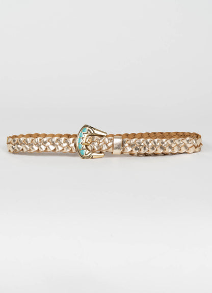 Western Braid Belt : Gold