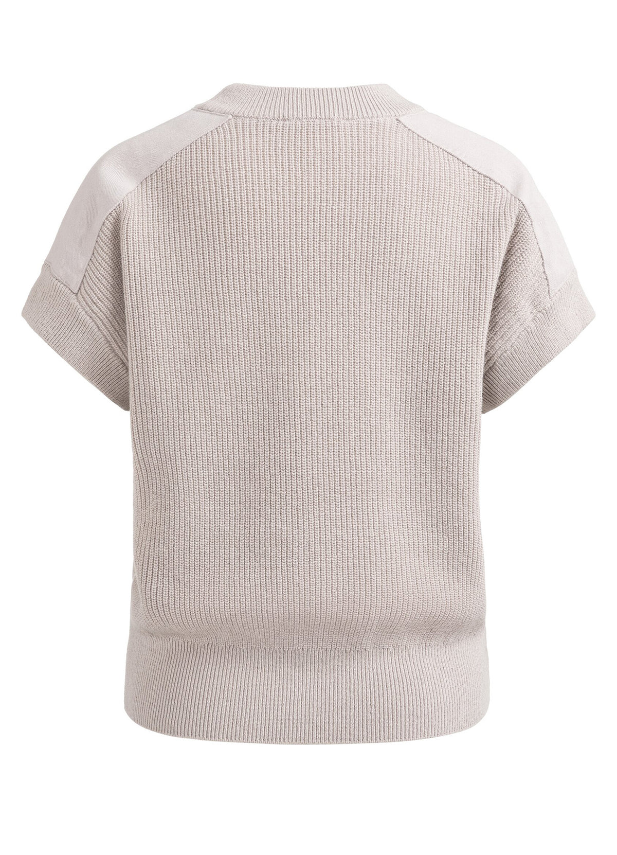 Cardigan With Wide Short Sleev : Gray Lilac Melange 338042