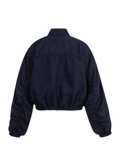 Short Woven Nylon Oversized Ja : Navy Blazer Blue 93923