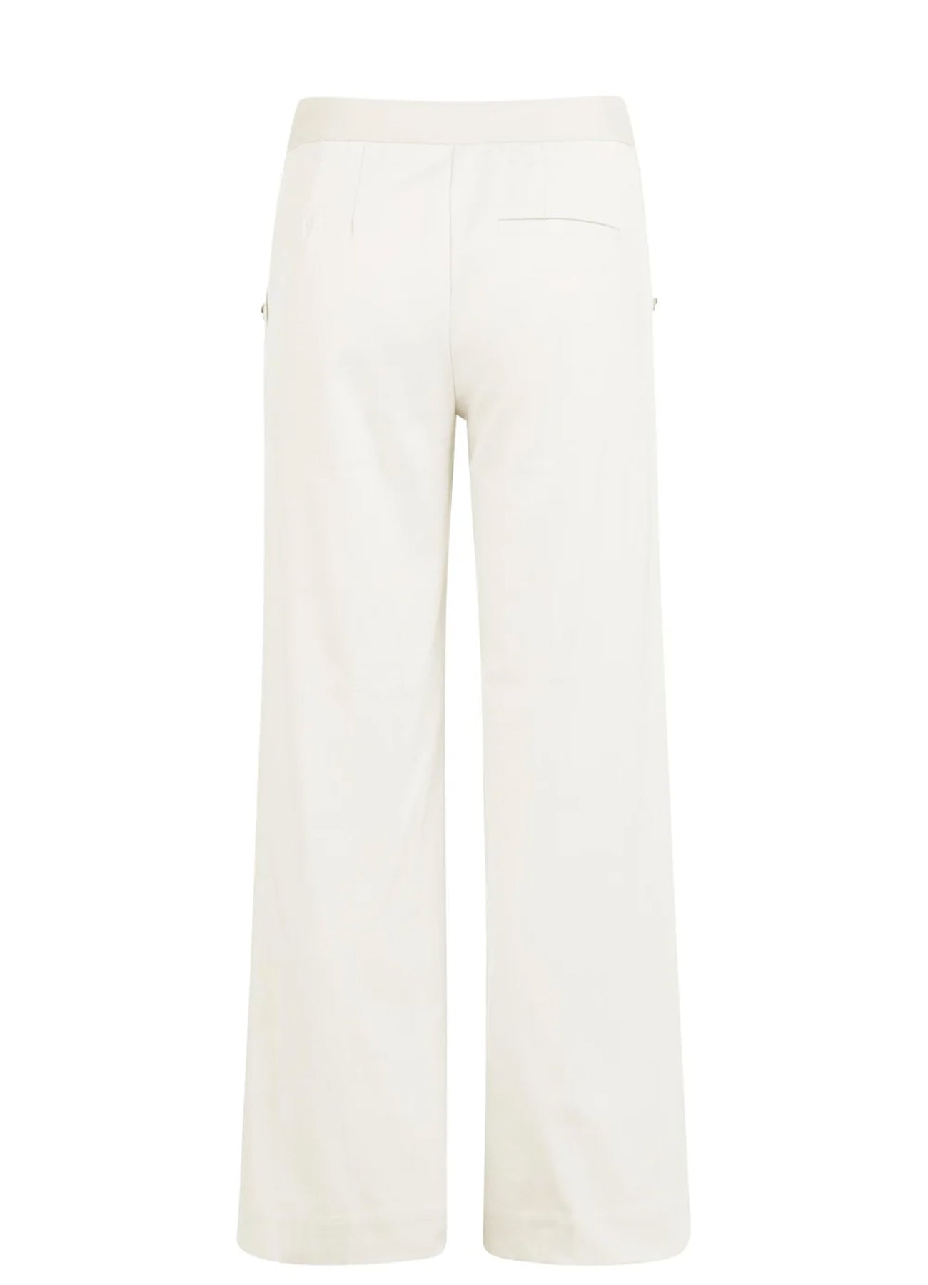 High Waist Wide Leg Trousers W : Off White 99049