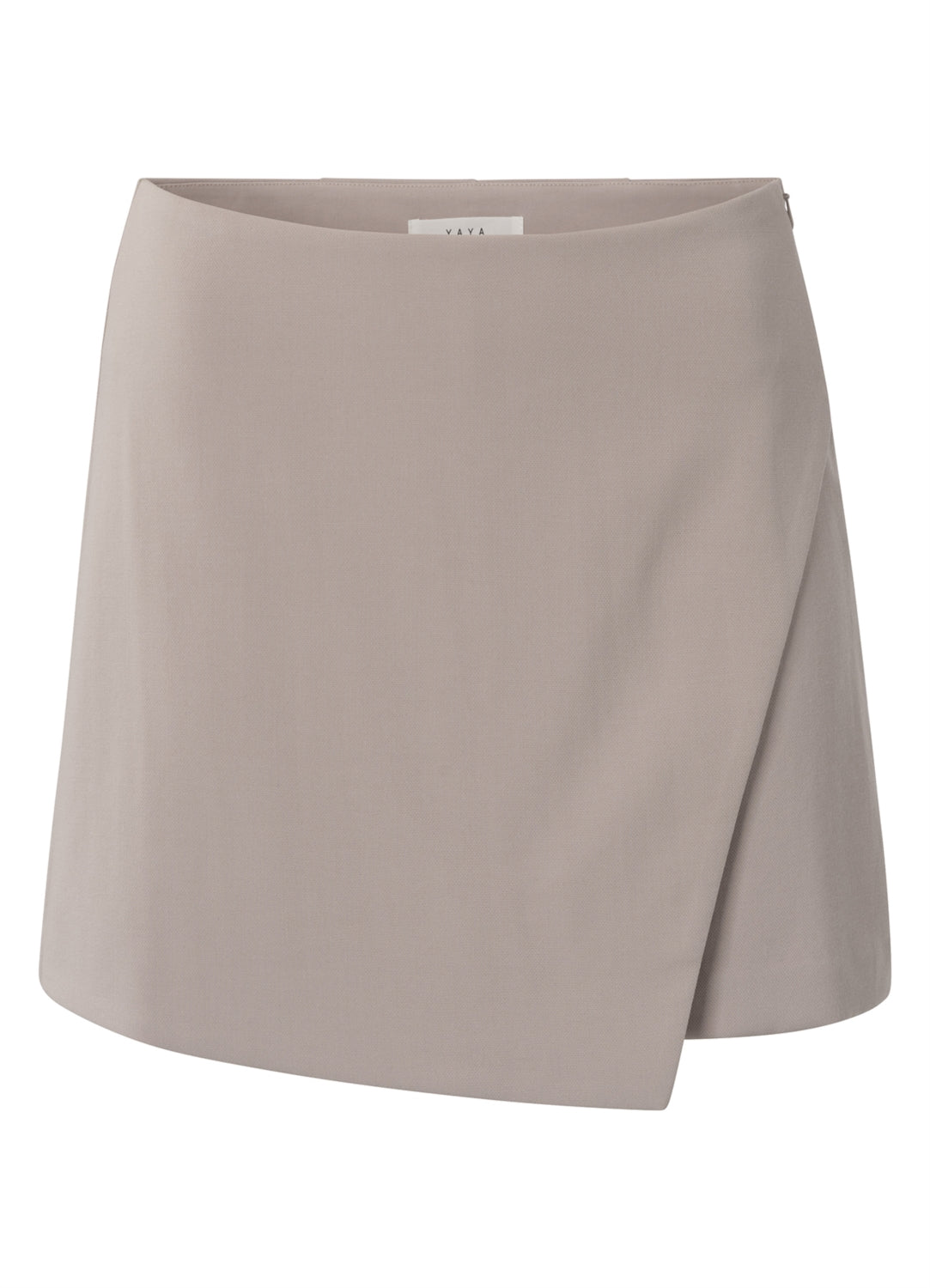 Woven Mini Skort : Milk Brown 99951