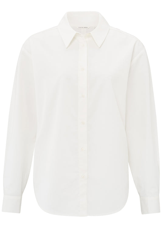 Poplin Shirt With Bows : Blanc De Blanc White 14800