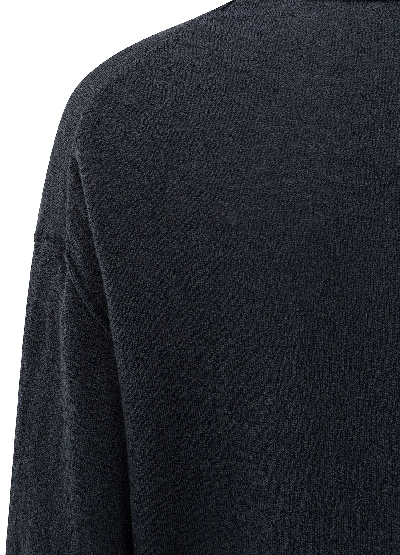 Textured Round Neck Sweater Ls : Inkwell Blue 94016