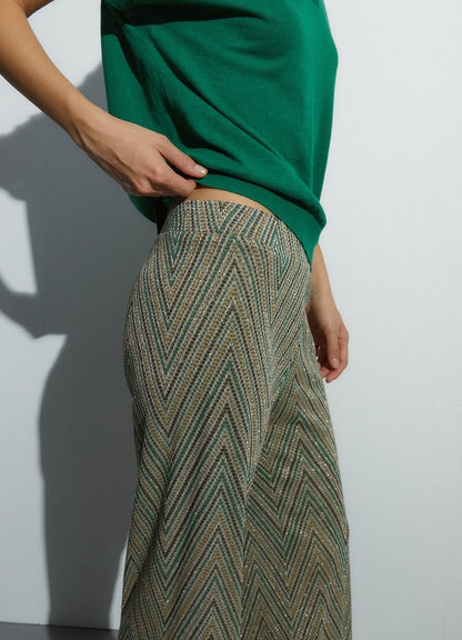 Trouser : Green-70