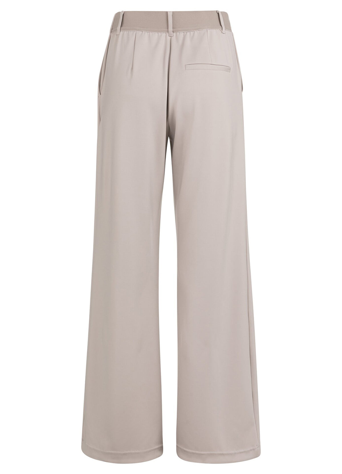 Jersey Wide Leg Trousers With : Mauve Purple 99054