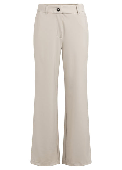 Jersey Wide Leg Trousers With : Slate Grey 99055