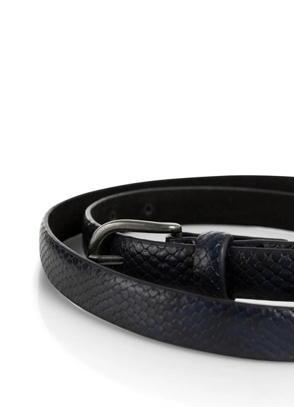 Thin Snake Belt : Navy Blazer Blue 93923