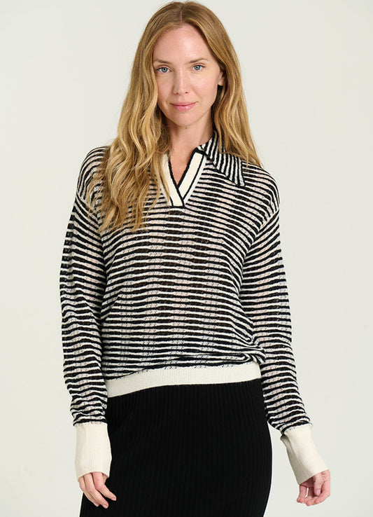 Polo : 0000-Black/Cream