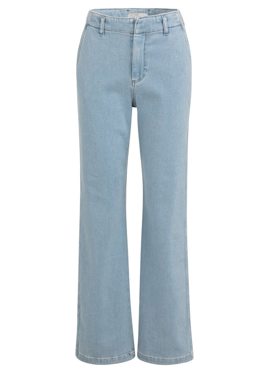 Chino Straight Denim - L32 : Mid Blue Denim 99025