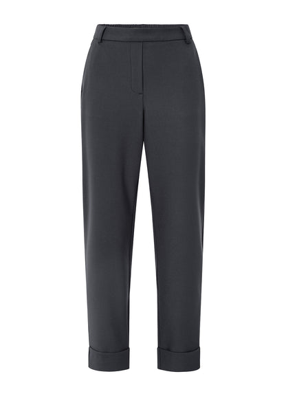 Pantalon With Elastic Waist : Oyster Black 90205