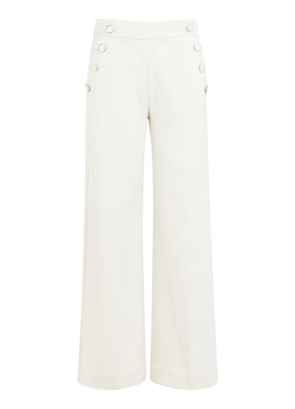 High Waist Wide Leg Trousers W : Off White 99049