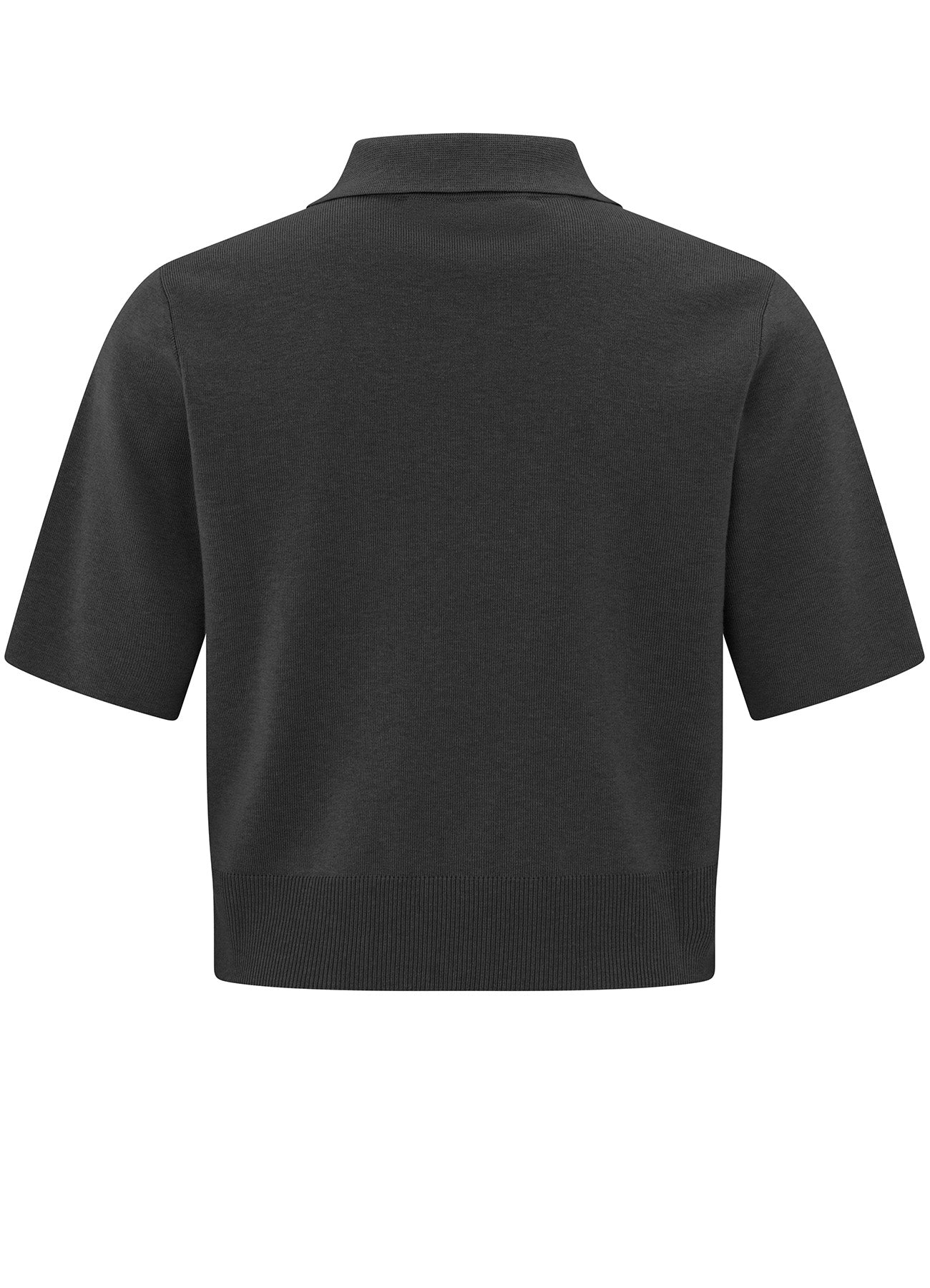 Short Sleeve Cardigan With Chest Pockets : Phantom 94205