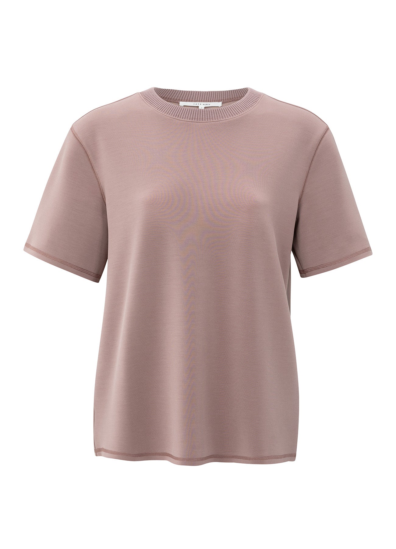 Short Sleeve Sweatshirt With K : Blush Pink 99016