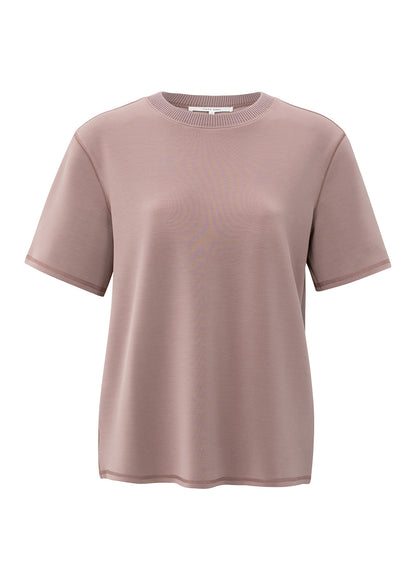 Short Sleeve Sweatshirt With K : Blush Pink 99016