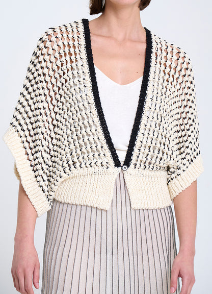 Vest : 1000-Cream/Black