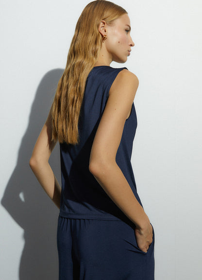 T - Shirt : Navy Blue-42