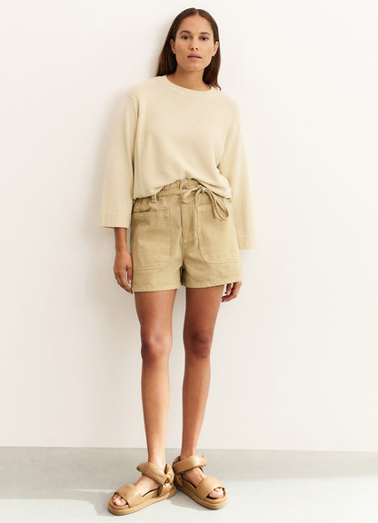 Mixing Textures Sweater : Summer Sand 20908