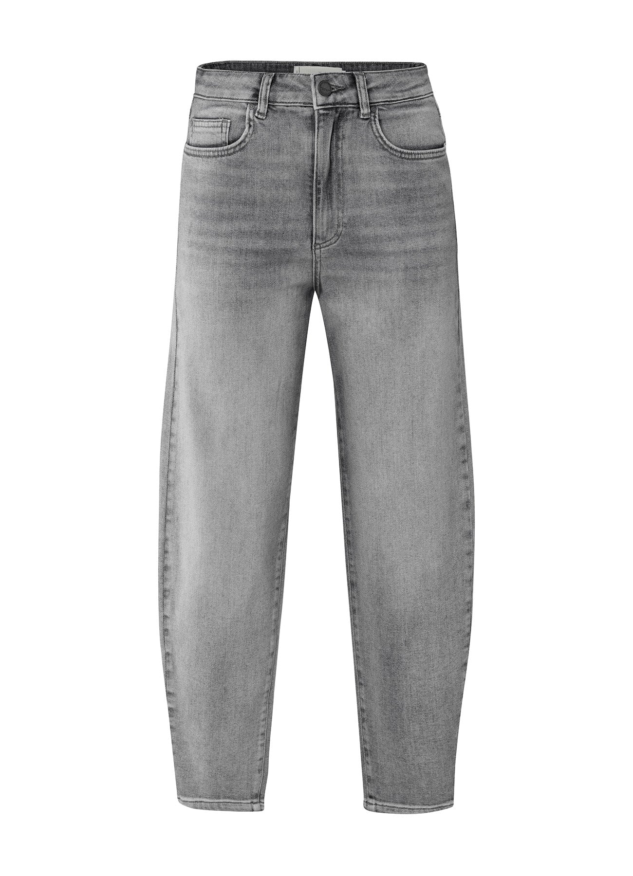 Loose Fit Hw Denim : Light Grey Denim 916191
