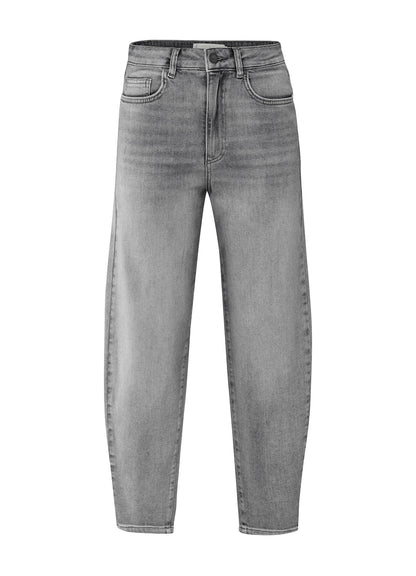 Loose Fit Hw Denim : Light Grey Denim 916191