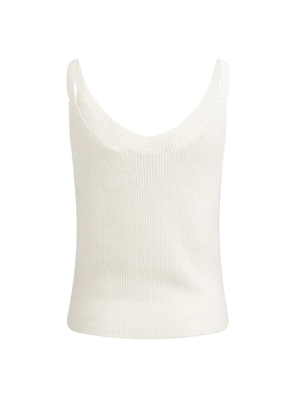 Knitted Tanktop : Ecru 99053