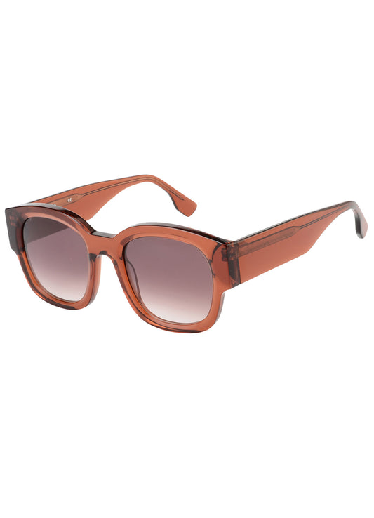 Coco Wayfarer Sunglasses : Caribou Brown 81017