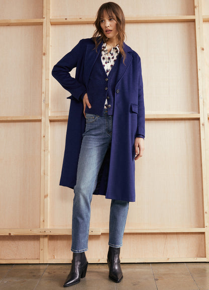 Coat : Blue-86