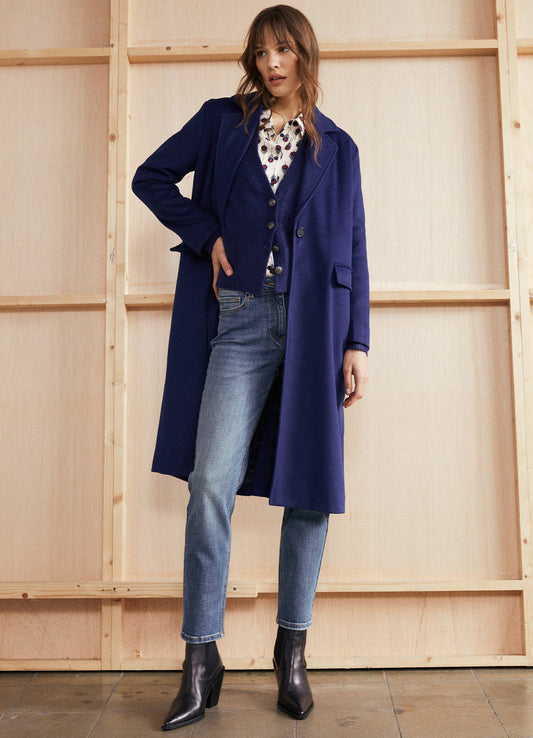 Coat : Blue-86