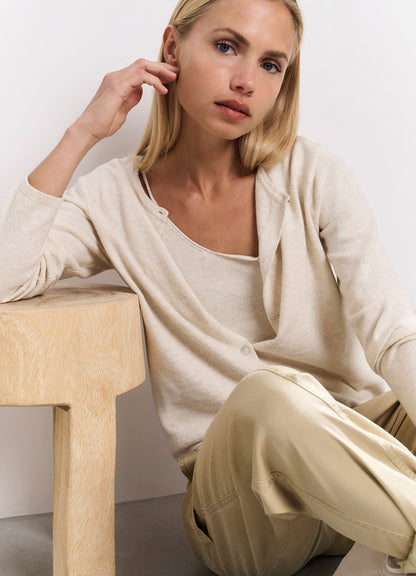 Short Cardigan With Tank Top : Nature Melange 99993