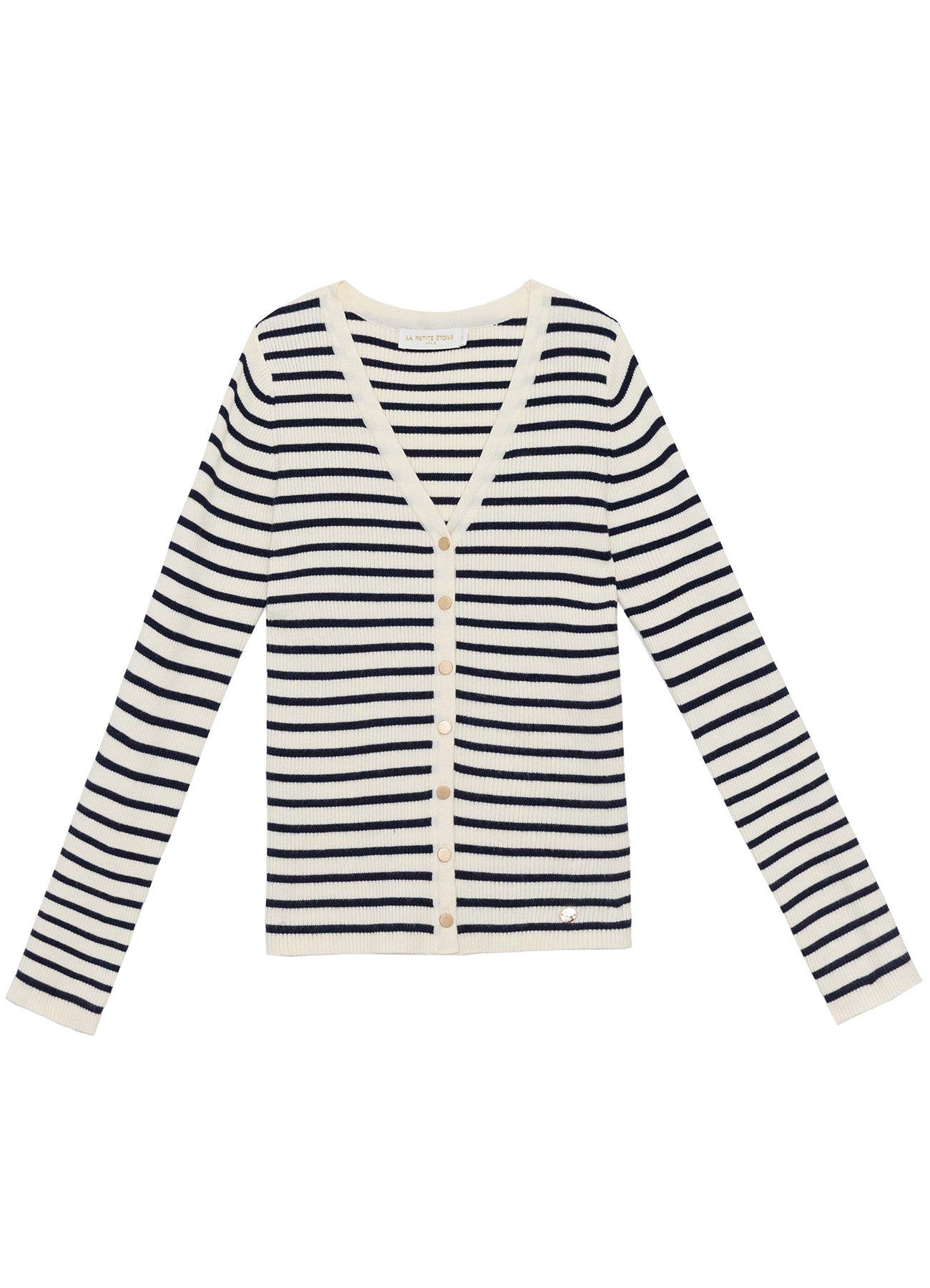 Gilet : 25-Ecru/Marine