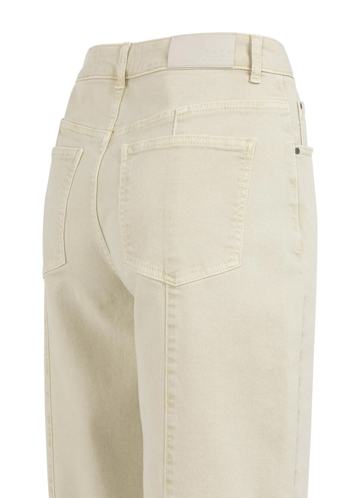 Barrel Colored Denim W. Back S : Sandstone Beige 99046