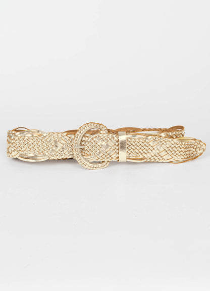 Braid Belt : Gold/ Silver
