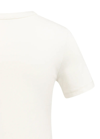Round Neck Short Sleeve T-Shir : Off White 99049