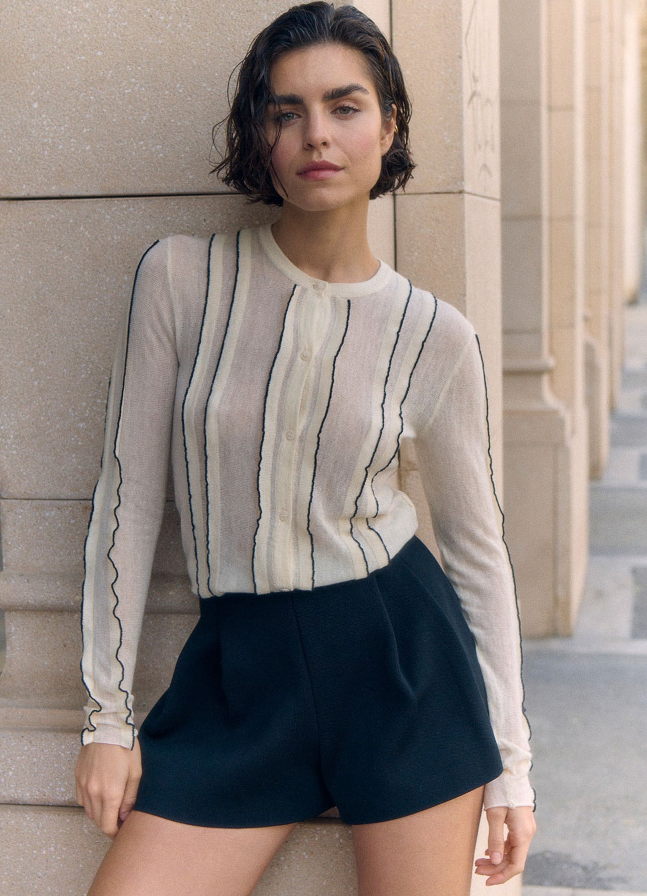 Jacket : 0000-Cream/Black